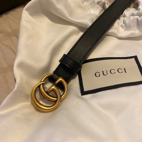 Authentic Black leather Gucci belt. Full set: box, dust bag, receipt. - Picture 4 of 5